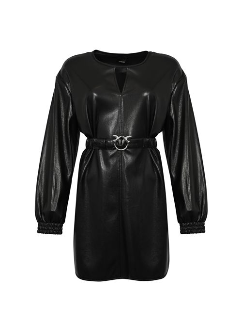 Abito in tessuto spalmato effetto pelle PINKO | 105587 A2P4Z99